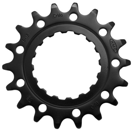 Sprocket F Bosch Front 18T Chromoly Black 1/8"